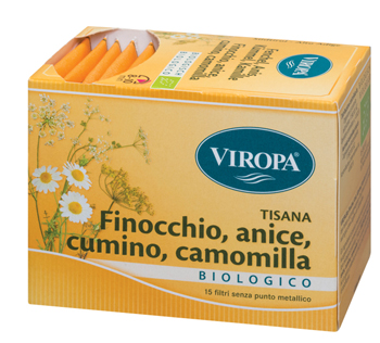 VIROPA FINOCCHIO/CUMINO/ANICE/CAMOMILLA BIO 15 BUSTINE - Farmapre