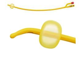 CATETERE FOLEY A MEDIA PERMANENZA  RUSCH GOLD PLUS A 2 VIE IN SILKOLATEX LATTICE-SILICONE PER ADULTO CH24 LUNGHEZZA 40 CM PUNTA CILINDRICA A 2 FORI PALLONCINO 5-15 ML 1 PEZZO - Farmapre