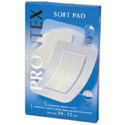 GARZA COMPRESSA PRONTEX SOFT PAD AUTOADESIVA 10X15CM 6 PEZZI - Farmapre