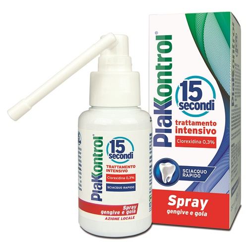 PLAKKONTROL 15 SECONDI COLLUTORIO SPRAY 50 ML - Farmapre