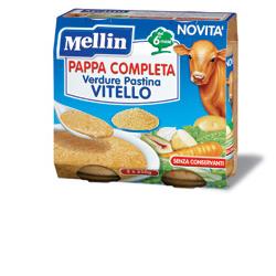 MELLIN PAPPA COMPLETA VITELLO 250 G 2 PEZZI - Farmapre