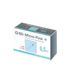 SIRINGA INSULINA BECTON DICKINSON 0,5 ML 100 UI AGO GAUGE 29 30 PEZZI - Farmapre