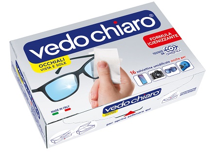 VEDOCHIARO OCCHIALI 16 SALVIETTE UMIDIFICATE - Farmapre