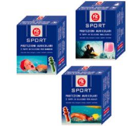 TAPPO AURICOLARE IN SILICONE PIC SPORT 6 PEZZI - Farmapre