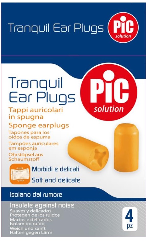 TAPPI AURICOLARI TRANQUIL IN SPUGNA 4 PEZZI - Farmapre