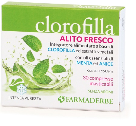 CLOROFILLA BREATH PURIFING 30 COMPRESSE MASTICABILI - Farmapre