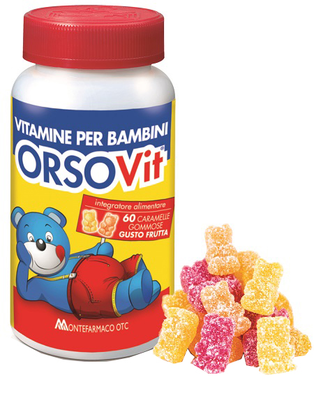 ORSOVIT CARAMELLE GOMMOSE VITAMINA BB SENZA GLUTINE 60 PEZZI - Farmapre