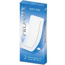 GARZA COMPRESSA PRONTEX SOFT PAD 10X25 CM 2 PEZZI - Farmapre