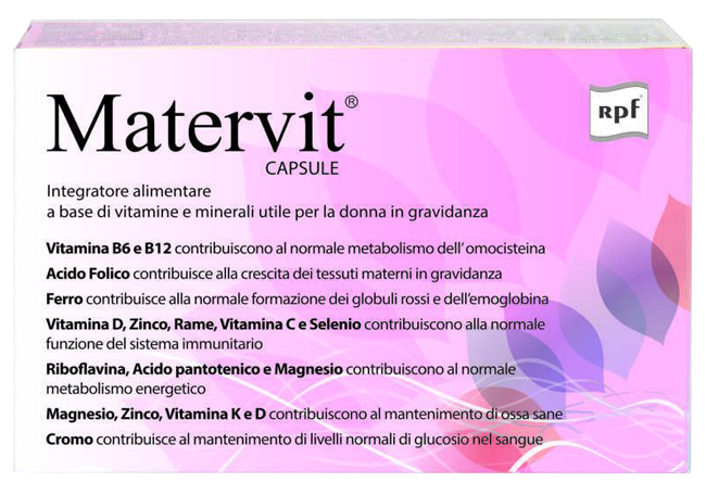 MATERVIT 30 CAPSULE - Farmapre