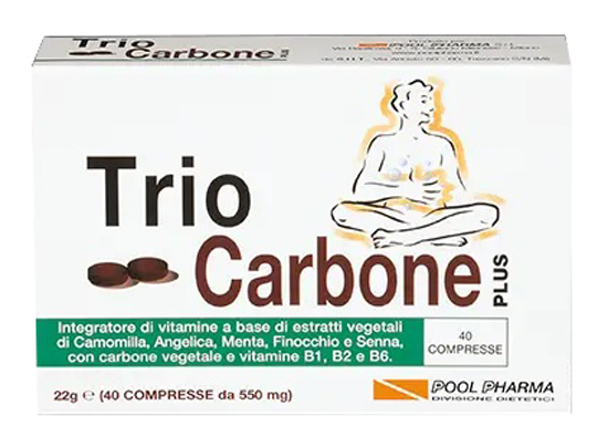 TRIOCARBONE PLUS 40 COMPRESSE - Farmapre