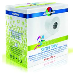NASTRO AUTOADESIVO ANELASTICO PER FASCIATURE DI SOSTEGNO E TAPING MASTER-AID SPORT 3,8X10 - Farmapre