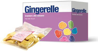 GINGERELLE CRAKERS ZENZERO 150 G - Farmapre
