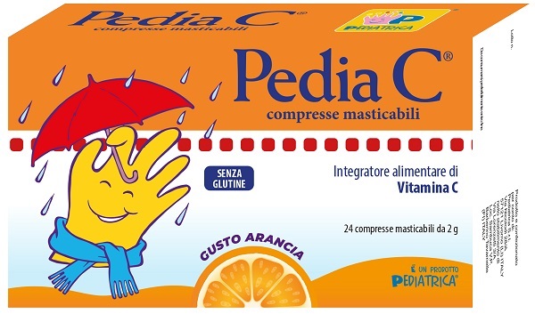 PEDIA C ARANCIA 24 COMPRESSE MASTICABILI - Farmapre