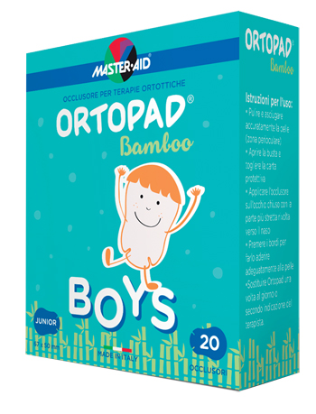 CEROTTO OCULARE PER ORTOTTICA ORTOPAD BOYS 5X6,7 CM 20 PEZZI - Farmapre