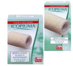 ICOPIUMA BENDA GARZA ELASTICA AUTOFISSANTE CM6X4MT 1 PEZZO - Farmapre