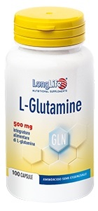LONGLIFE L-GLUTAMINE 100 CAPSULE DI GELATINA DA 620 MG - Farmapre