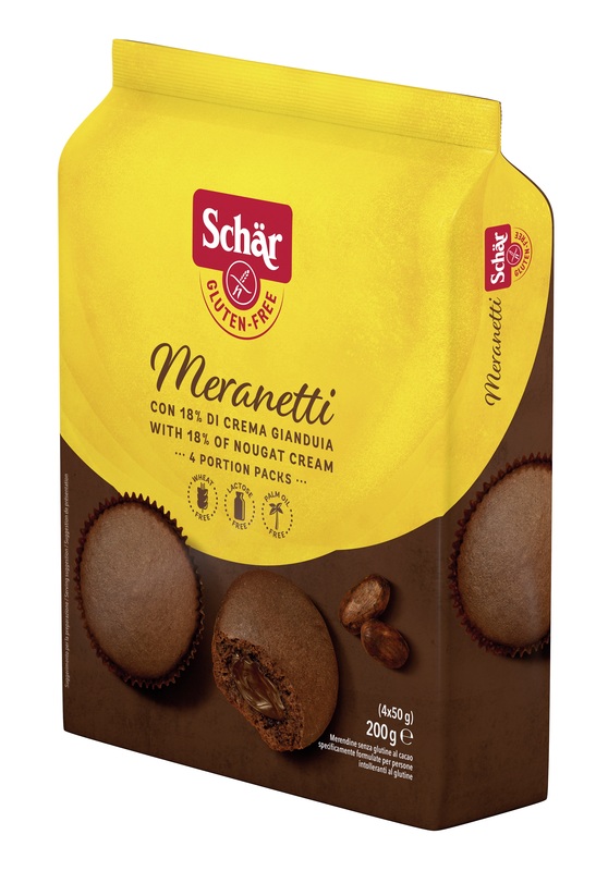 SCHAR MERANETTI CON CREMA GIANDUIA 4 PEZZI DA 50 G - Farmapre