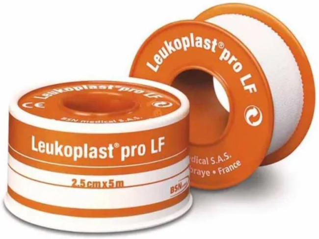 CEROTTO CHIRURGICO MEDICATO IN ROCCHETTO LEUKOPLAST PRO LF CON OSSIDO DI ZINCO 2,5X500 CM - Farmapre