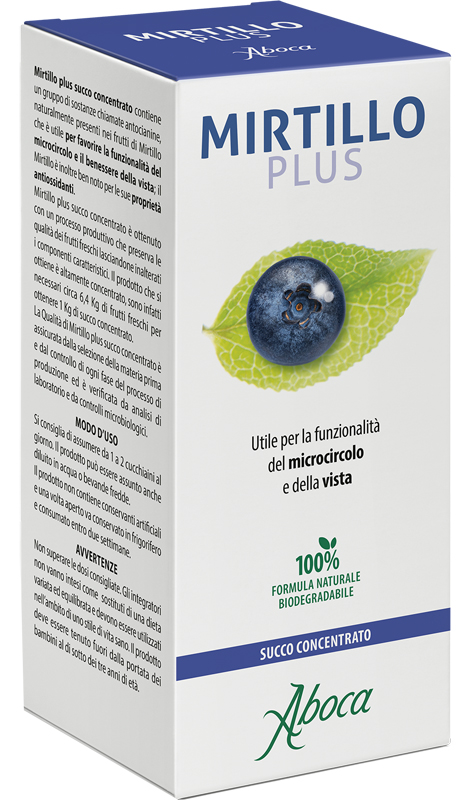 MIRTILLO PLUS SUCCO CONCENTRATO 100 ML - Farmapre