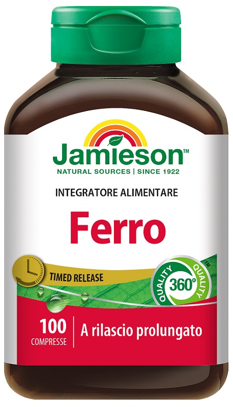 JAMIESON FERRO A RILASCIO PROLUNGATO 100 COMPRESSE - Farmapre