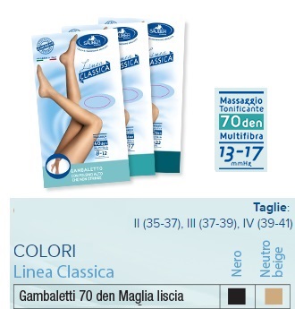 SAUBER GAMBALETTO 70 MAGLIA LISCIA NERO 3 LINEA CLASSICA - Farmapre