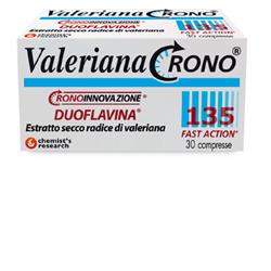 VALERIANA CRONO 135 CON DUOFLAVINA FAST ACTION 30 COMPRESSE - Farmapre