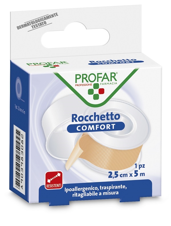 CEROTTO ROCCHETTO IN TELA COMFORT CM 2,5X5 M PROFAR - Farmapre