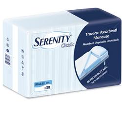 TRAVERSA SALVAMATERASSO PER INCONTINENZA SERENITY CLASSIC MISURA 80X180CM 15 PEZZI - Farmapre