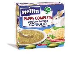 MELLIN PAPPA COMPLETA CONIGLIO 250 G 2 PEZZI - Farmapre