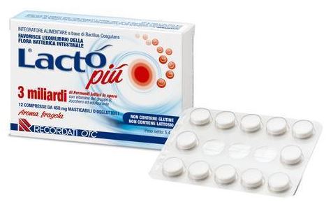 LACTO PIU 3 MILIARDI 12 COMPRESSE - Farmapre