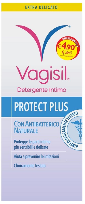 VAGISIL DETERGENTE INTIMO PROTECT PLUS 250 ML - Farmapre