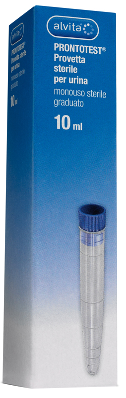 PROVETTA PER URINA ALVITA PRONTOTEST GRADUATA 10ML - Farmapre