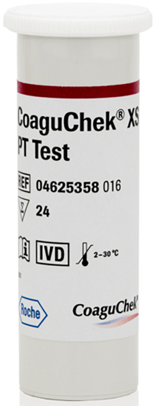 STRISCE REATTIVE PER DISPOSITIVO AUTODIAGNOSTICO COAGUCHEK XS PT TEST 24 PEZZI - Farmapre