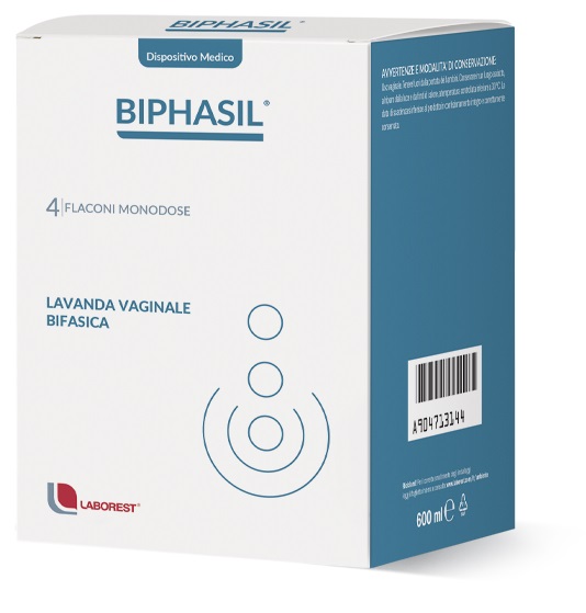 BIPHASIL TRATTAMENTO VAGINALE 4 FLACONIX150 ML - Farmapre