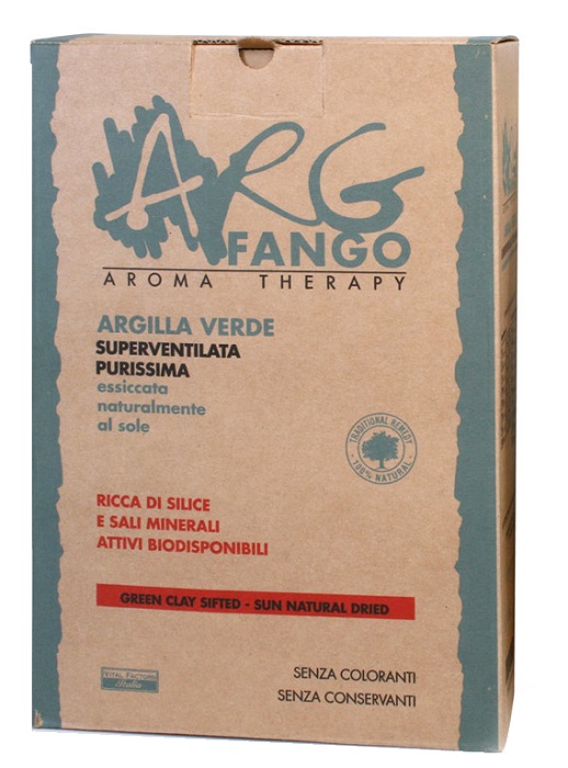 ARGFANGO AROMA THERAPY ARGILLA VERDE SUPERVENTILATA PURISSIMA 1 KG - Farmapre