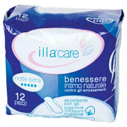 ILLA CARE ASSORBENTE NOTTE EXTRA 12 PEZZI - Farmapre