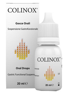COLINOX SOSPENSIONE GASTROFUNZIONALE GOCCE OROSOLUBILI TRATTAMENTO METEORISMO AEROFAGIA COLICHE GASSOSE 20 ML - Farmapre