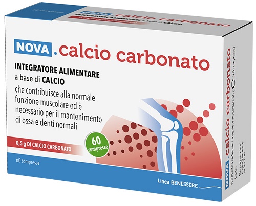 CALCIO CARBONATO 60 COMPRESSE DA 0,6 G - Farmapre