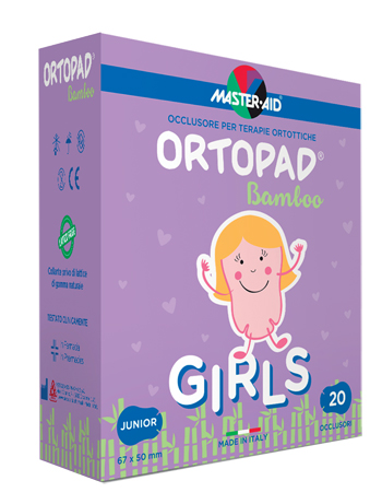 CEROTTO OCULARE PER ORTOTTICA ORTOPAD GIRLS M 5,4X7,6 20 PEZZI - Farmapre