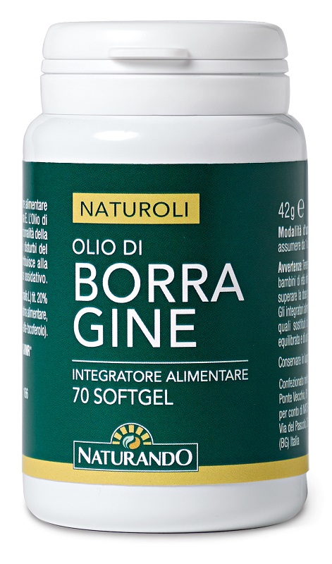 NATUROLI OLIO DI BORRAGINE 70 SOFTGEL - Farmapre