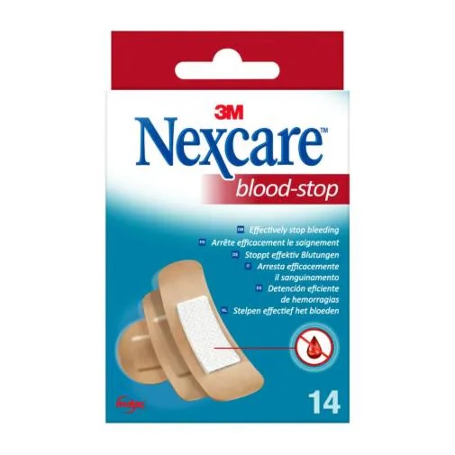 CEROTTO NEXCARE PREPARATO EMOSTATICI NEXCARE BLOOD STOP 14 PEZZI - Farmapre