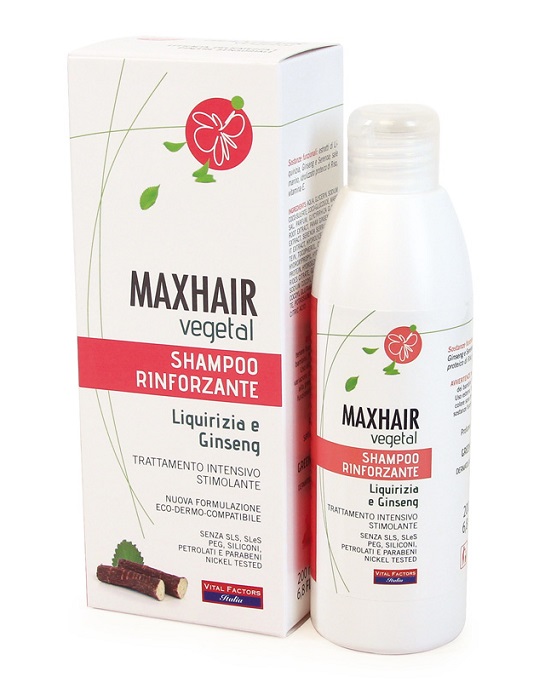 MAXHAIR VEGETAL SHAMPOO RINFORZANTE 200 ML - Farmapre
