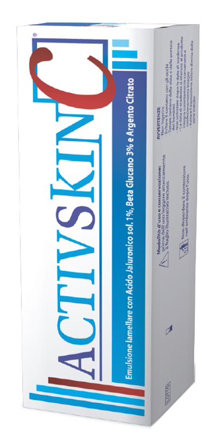 EMULSIONE IAMELLARE ACTIV SKIN CON ACIDO JALURONICO 1% BETA GLUCANO 3% E ARGENTO CITRATO 30 ML - Farmapre