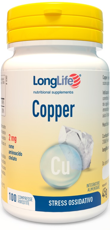 LONGLIFE COPPER 2 MG 100 COMPRESSE - Farmapre