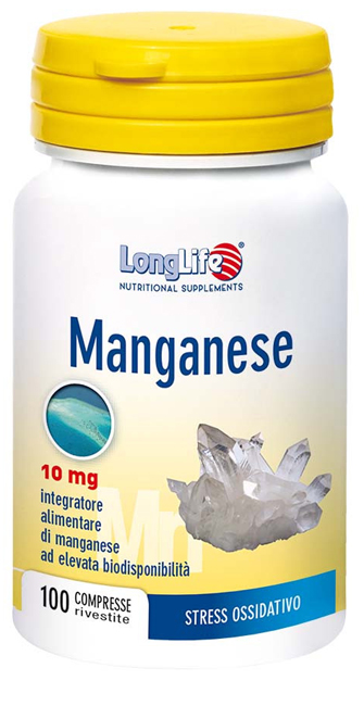 LONGLIFE MANGANESE 10 MG 100 COMPRESSE - Farmapre