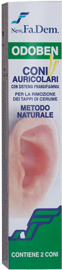 ODOBEN CONO PER PULIZIA AURICOLARE 2 PEZZI - Farmapre