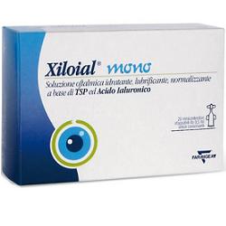 SOLUZIONE OFTALMICA IDRATANTE LUBRIFICANTE XILOIAL 20 MONODOSE DA 0,5ML - Farmapre