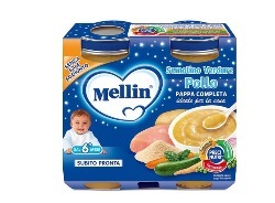 MELLIN BABY CENA COMPLETA POLLO VERDURE 2 PEZZI 200 G - Farmapre