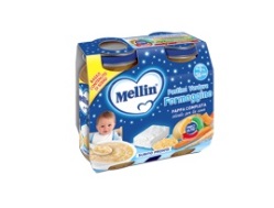 MELLIN BABY CENA COMPLETA FORMAGGINO PASTICA 2 PEZZI DA 200 G - Farmapre