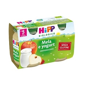HIPP BIO HIPP BIO OMOGENEIZZATO MELA YOGURT 2X125 G - Farmapre